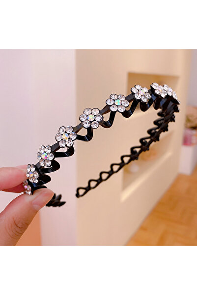 Choice HAXL1393005 عصابات رأس جديدة غير قابلة للانزلاق مرصعة بأحجار الراين، ع...