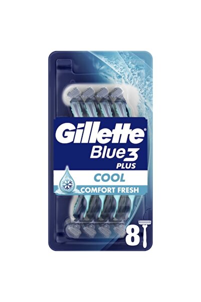 Gillette Lamă de ras de unică folosință Blue3 Cool, 8 bucăți