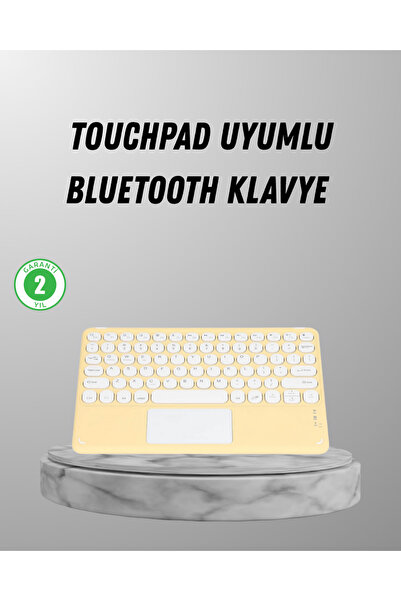 ÖZDELMARKT Sessiz Tuşlu Bluetooth Klavye Android iOS ve Windows Uyumlu