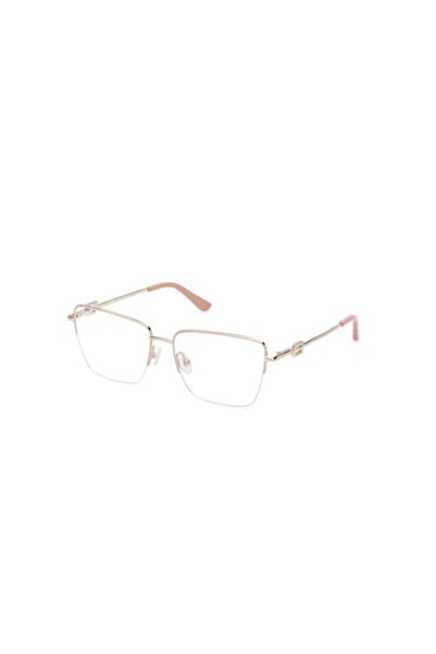Guess Women's Eyeglass Frame GU2976-074-53, Pink, Rectangular, 53 mm