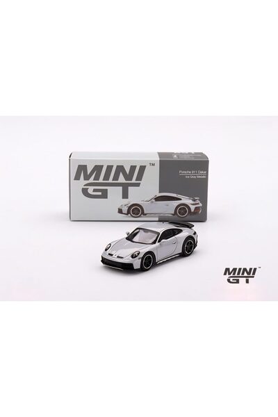 mini gt Porsche 911 Dakar 1:64 Model turnat sub presiune - Gri gheață metalizat