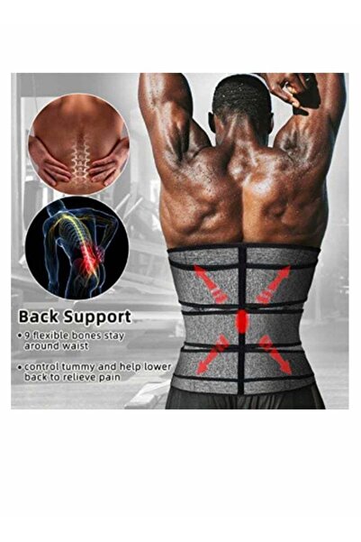 Generic Unisex Neoprene Waist Trimmer Belly Fat Burner Body Shaper Belt, XL