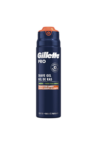 Gillette Gel de ras Fusion ProGlide 2 în 1 pentru piele sensibilă și sport, 1...