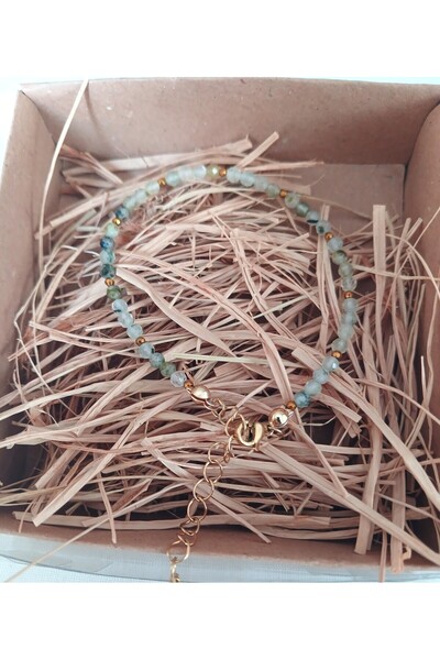 UrlaNumis Peridot Taşı Bileklik ( 4 mm )