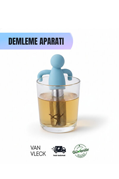 VAN VLECK Figured Tea and Herbal Tea Brewing Apparatus – Teapot That Can Be Fixed to the Edge of the Cup