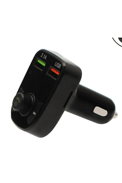 Mihai Modulator FM Bluetooth și încărcător auto 12V/24V cu 2 porturi USB Q C67 Andowl