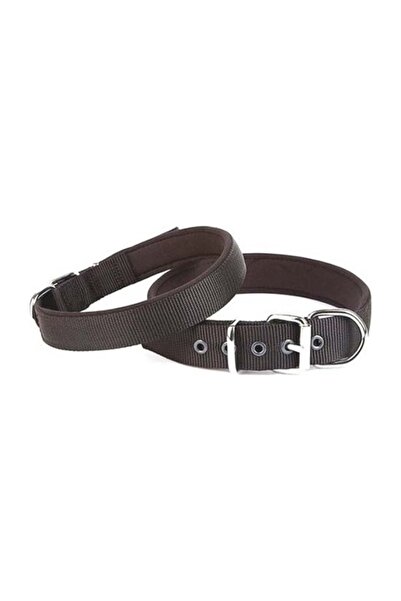 Doggie Comfort Dokuma Köpek Boyun Tasması L Siyah 2.5x42-50 CM
