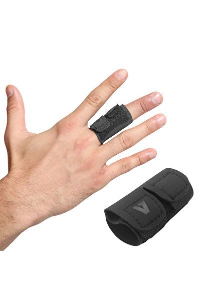 Aolikes M Black 1 1PCS Sports Volleyball Basketball Finger Support Protector Finger Guard Bandage Pa