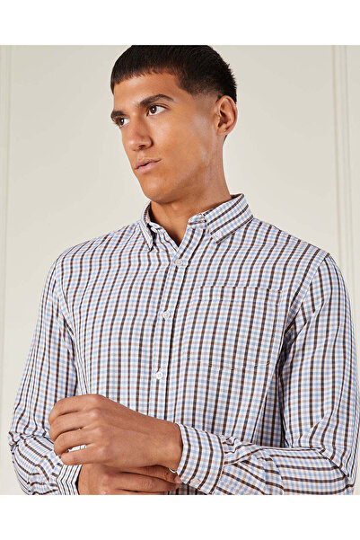 REDTAG Men Multicolour Checkered Formal Shirt