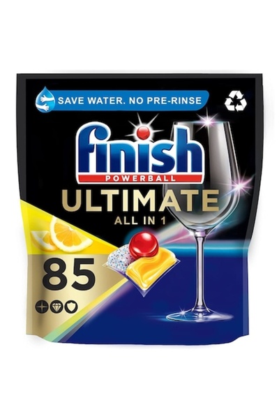 Finish Capsule detergent pentru mașina de spălat vase Ultimate All in 1 Lemon...