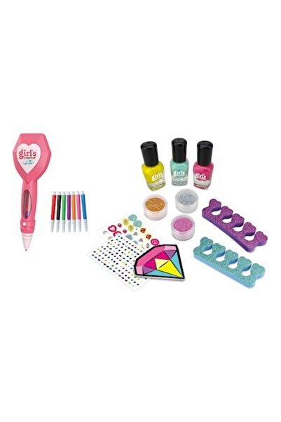 Interaktivna Zabava Girl's Creator 2-in-1 Beauty Set - Tattoos & Nail Art wit...
