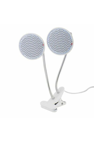 eMazing Lampă de creștere a plantelor de interior, eMazing, cap dublu, fără căldură, 290 LED-uri, 2 culori, prindere prin clips, 4
