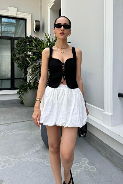 Nazliye Siyah Korse Büstiyer