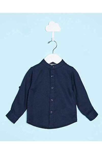 REDTAG قميص أزرق داكن للأولاد الرضع