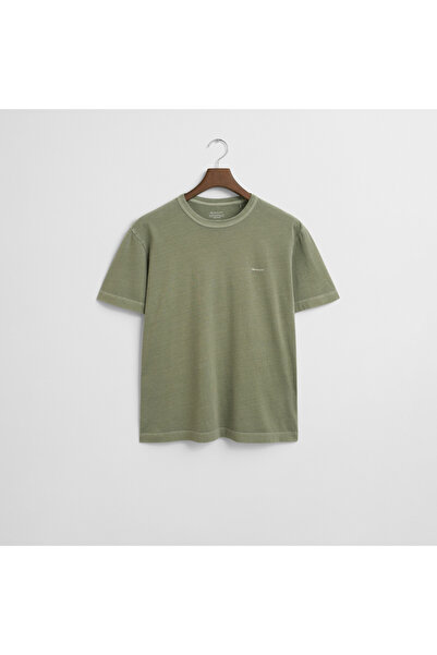 Gant Erkek Yeşil Regular Fit Bisiklet Yaka T-Shirt