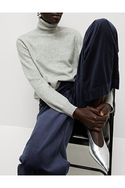 Marks & Spencer Kadife Wide Leg Pantolon