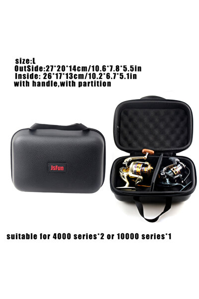 Choice غطاء حافظة بكرة دوارة من البولي يوريثان، حقيبة صيد مقاس M L مقاومة للص...