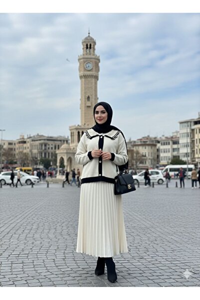 Gioni Triko Önlük Yaka Hırka