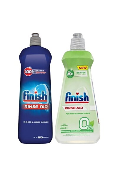 Finish Pachet de agent de clătire pentru mașina de spălat vase - 800 ml + 400...