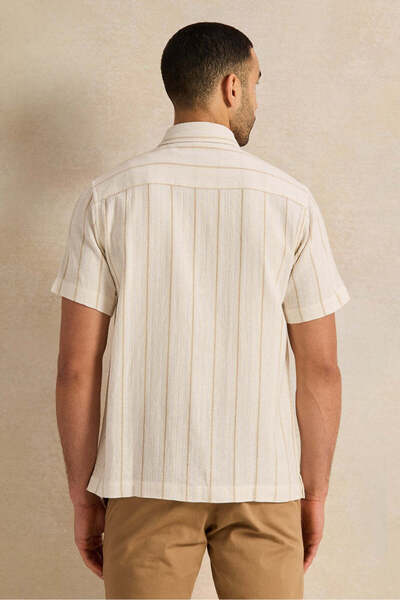 REDTAG Men Beige Casual Shirt