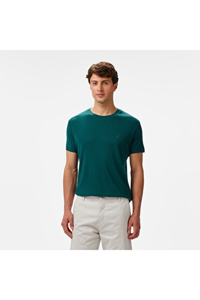 Nautica Erkek Yeşil Regular Fit T-Shirt