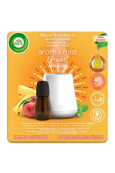 Air Wick Difuzor de parfum cu uleiuri esențiale, Odorizant de cameră Aroma Mi...