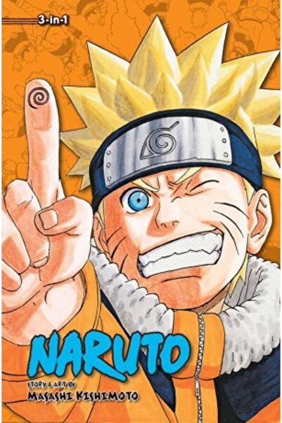 Viz Media Naruto (Ediție 3 în 1) Vol. 8: Include volumele 22, 23 și 24