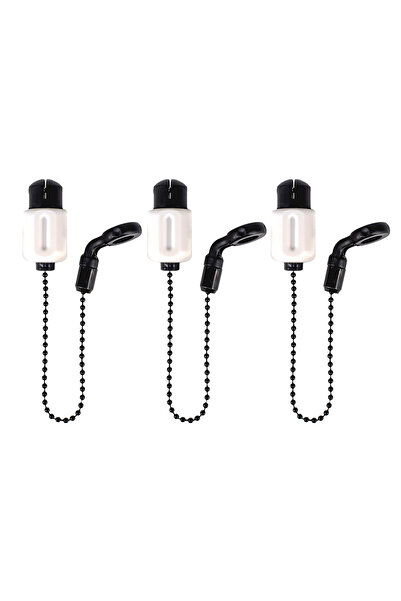 HIRISI 3pcs Carp Fishing Bobbins Swinger Drop Off Indicator Brass Chain for F...