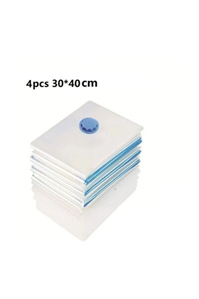 Choice 4PCS 30X40 Compressed Bag Electric Pump Travel Vacuum Bag Pump Mini Vacuum Sealer Machine Space Save
