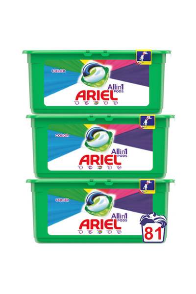 Ariel Capsule detergent de rufe All in One PODS Color, 81 de spălări