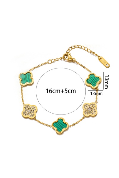 KEVSA Jewelry Brățară din oțel inoxidabil Alhambra - BF1104