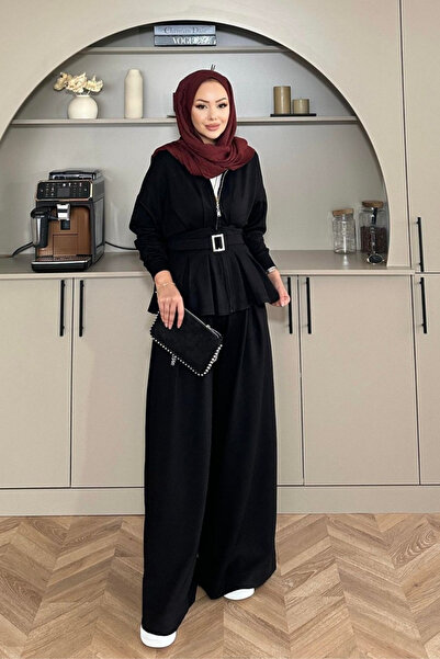 Oxygen Scarfs Premium 0Ysho Fabric Elina Hijab Double Set Tk100246