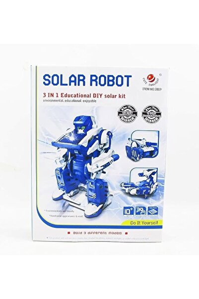 YÜREKÇE Güneş Enerjili Robot Kiti (3'ü 1 arada)