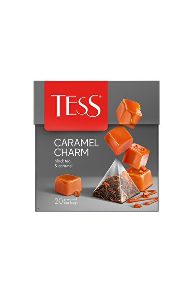 Tess BLACK TEA - With Caramel Aromatic( pyramid bag 1.8g*20) كاراميل تشارم شا...
