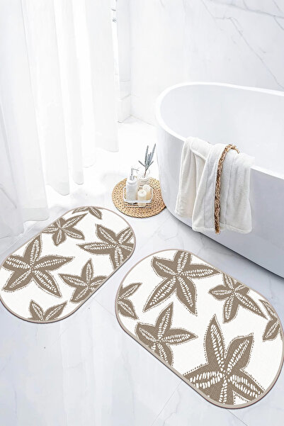 EVİMSEN طقم مقعد المرحاض بقاعدة رقمية مضادة للانزلاق وقابلة للغسل على شكل نجم...