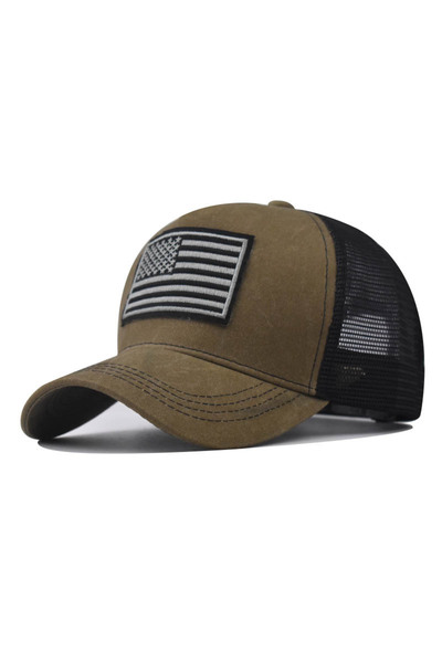 Choice khaki Fashion Cotton Men Women Tactical Fashion Baseball Cap Usa Ameri...