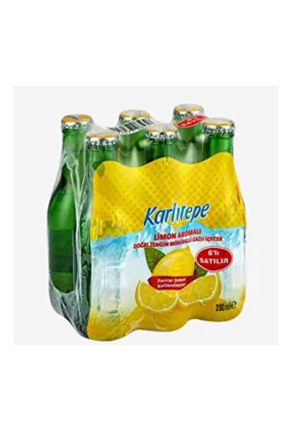 Karlıtepe 200 ml Limon Aromalı Maden Suyu 6 lı