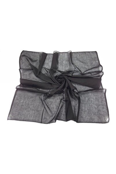 Valdora VD Kadın Pamuklu Iç Tülbent Siyah 90x90 Cm