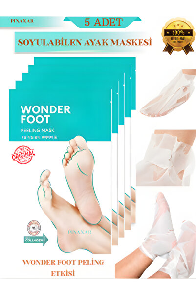 pınaxar Ölü Deri ve Çatlaklar Için Soyulabilen Ayak Peeling Maskesi 50ML Wond...