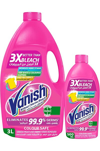 Vanish Liquid Stain Remover for Colored Clothes, 3.5 L (3 L + 500 mL), Pack of 2