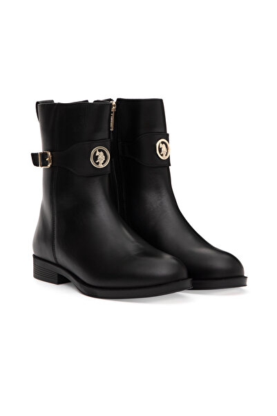 U.S. Polo Assn. Kadın Siyah Bot 50314384-VR046