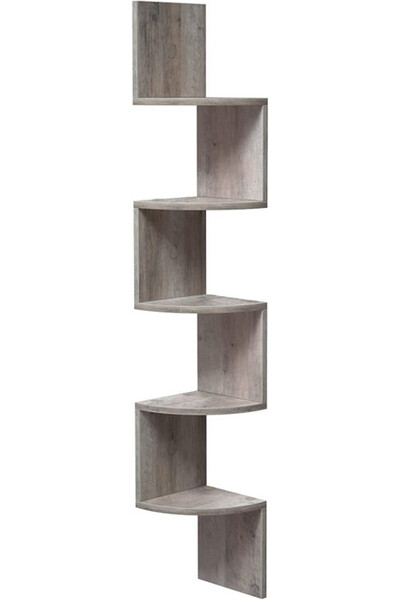 VASAGLE Vasagle corner shelf, 5 shelves, LBC020M01, 127.5 x 20 x 20 cm