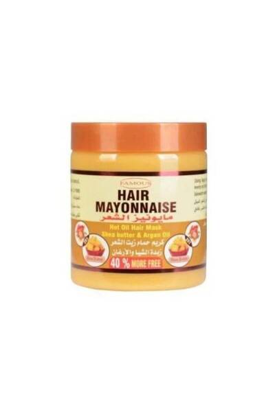 Famos كريم حمام الشعر فيموس بزبدة الشيا وزيت الأرغان - 500 غرام