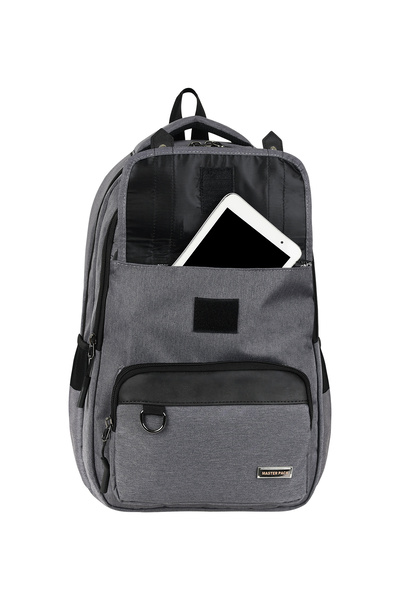 QİELL Luxury Group from Manufacturing: Quality Middle School and High School Backpack with Laptop Compartment and Leather Detailing