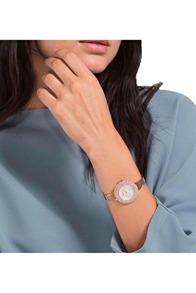 Swarovski Crystal Ladies Rose Watch