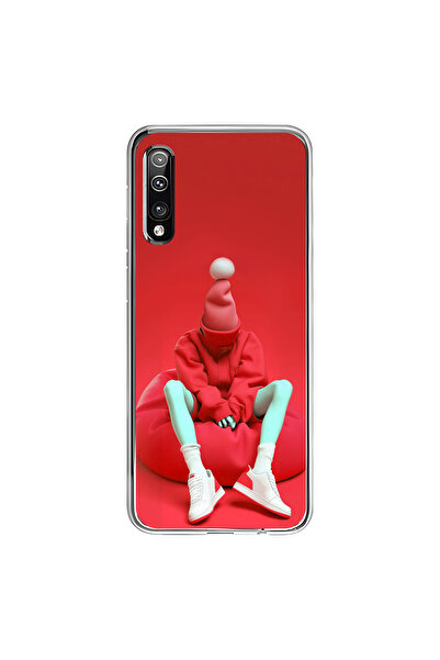 Dali Design Samsung Galaxy A50 Compatible Transparent Case No Face 7 Design