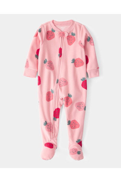 Carter's Baby Girl Strawberry Pattern Fleece Sleeping Bag