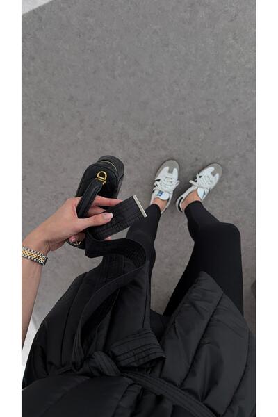 HAZELANNA Knitwear Paneled Black Vest