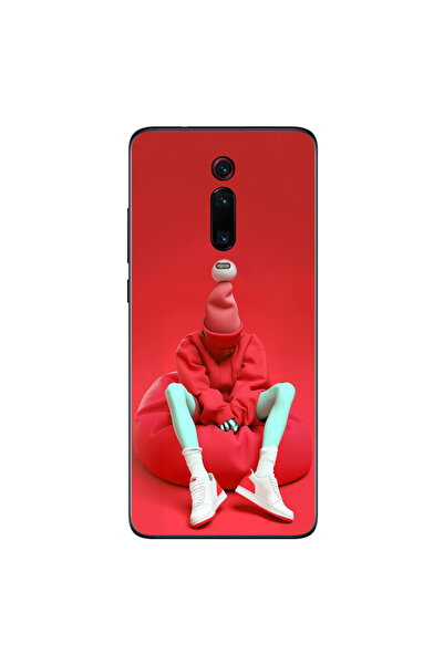 Dali Design Xiaomi Mi 9T Compatible Transparent Case No Face 7 Design