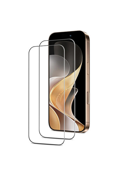 RAINTECH 2 قطعة واقي شاشة متوافق مع آيفون 17 إير، تغطية كاملة، زجاج مقاوم للك...